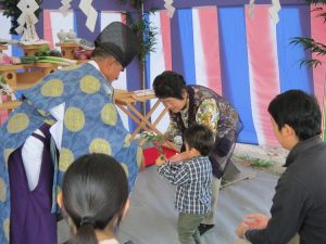 M様　地鎮祭の様子