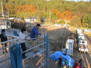 笑顔で挨拶されるM様