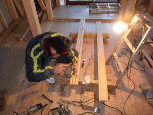 大工さんの様子