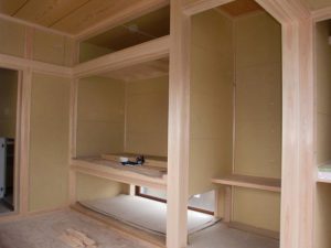 和室の工事も進みます