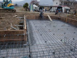 M様邸　基礎の配筋