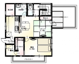M様　2階平面図