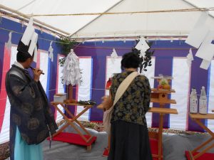 F様　地鎮祭の様子