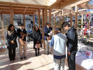 F様　上棟式の様子