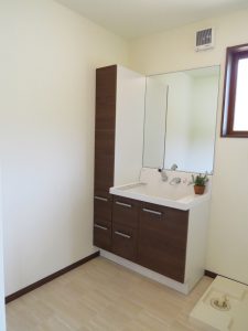 2階の洗面脱衣室