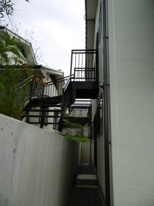 外階段を設置