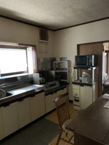 A様邸施工前のキッチン